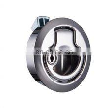 MS958 Boat Slam Latch Hatch Round Flush Pull Latch Boat Latch Hatch Lock for Replace RV Drawers Cabinet Marine