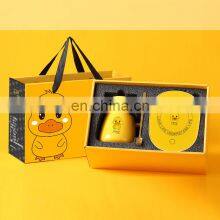 Xiaomi Gift 55 Degree Cartoon Pattern Ceramic Water Cup Hot Milk Artifact Automatic Heating Thermos Mug Cup With Heating Pad thumbnail-3