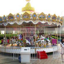 24 Seat Indoor Kids Equipment Park Merry go Round Carousel Horse Rides for Adult thumbnail-4