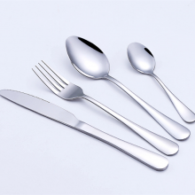 High Quality Wholesale Rainbow Flatware Classic 4 Pieces Gold Stainless Steel Cutlery Set thumbnail-3