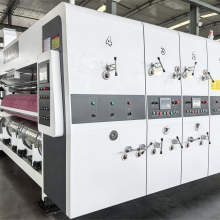 1224 Series Hot Sale Printing Die Cutting Creasing Folder Gluer Machine for Corrugated Cardboard Box Making thumbnail-2