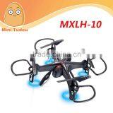MXLH-10 2.4G 6-AXIS RC Quadcopter Can With 2MP HD Camera 3D Flip RC Drone With Light