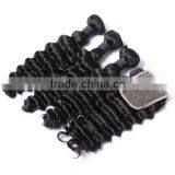 3 Bundles Hair and Closure for Full Head Brazilian Hair Bundles With Closure Supplier's Choice thumbnail-1