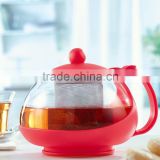hot sale eco-friendly glass colored coffeepots