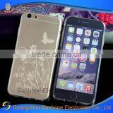 Soft Ultra-thin 0.6mm TPU Butterfly Mobile Cell Phone Case Cover Shell for Apple for Iphone 6 i6 4.7 Factory Wholesale