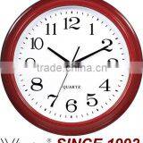 Plastic Material Antique Wooden Color Wall Clock