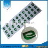 Gloss Embossed Outdoor Waterproof 3M Adhesive Crystal Clear Epoxy Resin Dome Sticker thumbnail-1