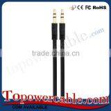 Factory Supply Creative With Carton Eyes Flat Tangle Free Aux Audio Shielded Cable Cords For Car For Samsung S7 thumbnail-4