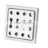 325 Bathroom Accessories Square Stainless Steel Floor Drain thumbnail-1