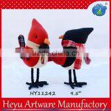 2015 Red and Black Animated Plush Christmas Ornament Crafts