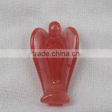 Natural Gemstone Quartz Carved Angel Heling Angel thumbnail-1