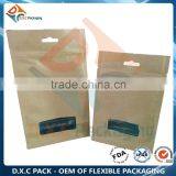 Brown Paper Bag With Window Stand Up Bag thumbnail-2