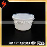 Wholesale Hygiene 500ml Transparent Plastic Round Disposable Bowl With Lid thumbnail-1