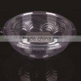 Wholesale Food Grade PET 900ml Clear Food Bowl With FDA Certificate