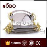 Oval Shape Mirror Surface Stainless Steel Serving Tray thumbnail-4