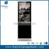 42" large lcd floor standing digital advertising screen