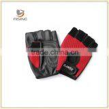Leather Easy Grip Fingerless Fitness Sports Glove thumbnail-1
