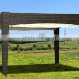 Aluminum / Iron Fram Rattan Outdoor Gazebo
