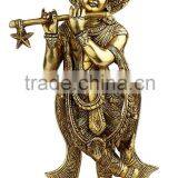 Standing Krishna With Flute 11"