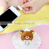 Portable Cute Cartoon Usb Traval Charger for Iphone Charger,Christmas Mini Gift Micro Usb Home Charger Adapter thumbnail-5
