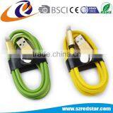 100% Real Leather Coated 2.1 A USB Cable For Iphone