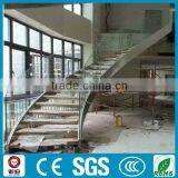 Curved Stainless Steel Beam Stairs thumbnail-1