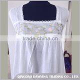 Fine Price White Cotton Sleepwear Women Nightgown thumbnail-3