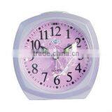 Plastic Oval Shape Table Alarm Clock Bedside Clock, Candy Color Clock thumbnail-6