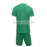 2016 100% Polyester Polyester Green Grid Soccer Uniforms thumbnail-2