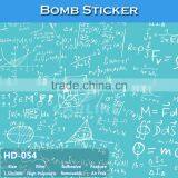 HD-054 Good Weather Resistance Sticker Bomb Vinyl Wrap Car Body thumbnail-1