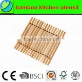many shaped bamboo Kitchen utensil / bamboo mat