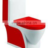 Ceramic Washdown One Piece Red Colored Toilet 323 thumbnail-1