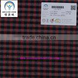 72%COTTON 28%LINEN INTERWOVEN CHECK FABRIC