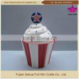 Seasonal Ceramic Cake Candy Storage Box