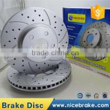Gray iron casting vented brake discs , car spare parts