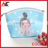 Hot Sale Korea Cartoon Travel Storage Bag Girl White Dot Zipper Makeup Bag thumbnail-1