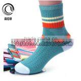 Green No Show Custom Heated Socks