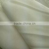 Polyester wholesale plain organza dress organza fabric for shirt