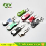 Plastic and Aluminum handle Stainless Steel Golf Divot Repair pitch fork Tool