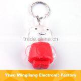 Animal Rabbit LED Plastic Keychain