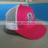 2013 hot embroidery design mesh cap with 6 panel