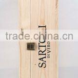 Tung WOOD Wine Box With Silk Screen Printing
