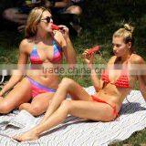 Fashion Swimsuit Material Yarn ; Women Sexy Swimsuit Cloth Yarn ; High Stretch Polyester 150D Add Net Yarn thumbnail-2