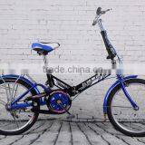 20-inch V Brake Folding Bicycle High-carbon Steel Folding Bike Woman thumbnail-1