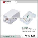 LY-SB01 Cat.5e PCB Sigle Port Surface Mount Box