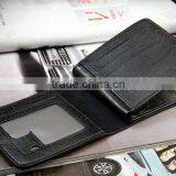 New Black Credit ID Card Holder Slim Purse Men Bifold Leather Wallet thumbnail-5