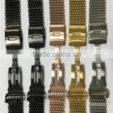 304 316 Stainless Steel PVD Butterfly Clasp Watch Band
