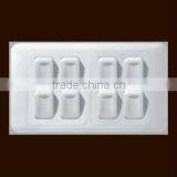 Popular Design 8gang Pakistan Wall Switch