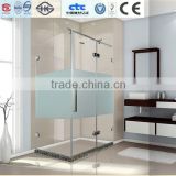 stainless steel frame shower screen B801, with CE approval