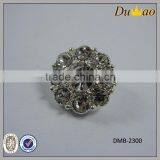 Retro Style Metal Button Rhinestone Shirt Button thumbnail-3